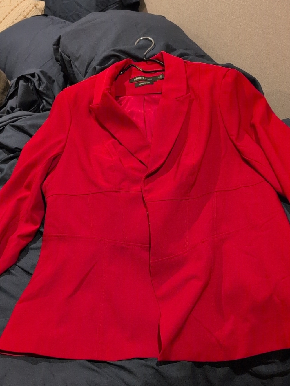 Studio By Torrid Bright Red Women's Tailored Blazer